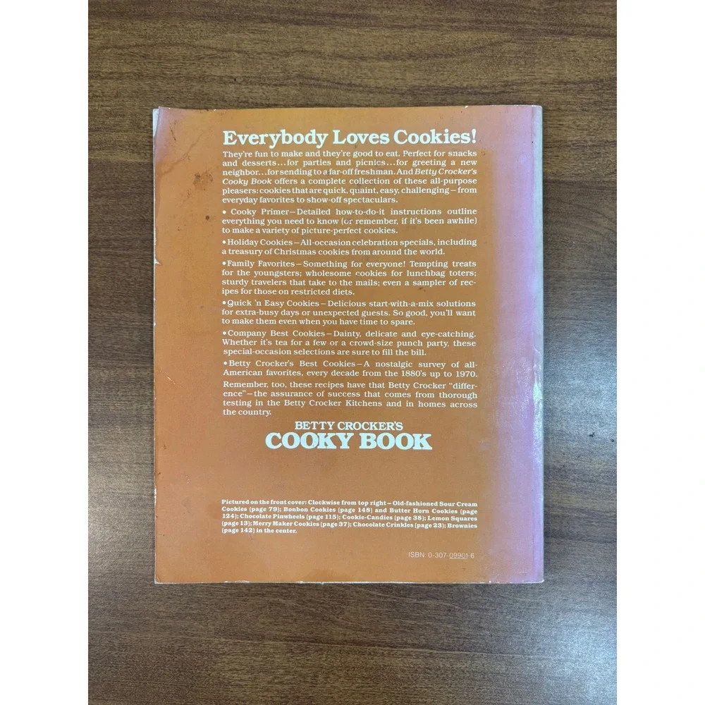 Betty Crocker's Cooky Book 1977 Vintage Cookbook Golden Press Retro Recipes